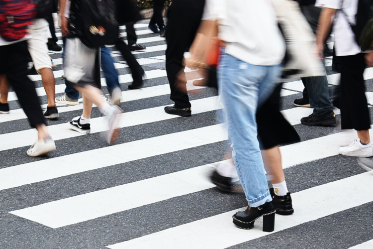 Övergångsställe - människor