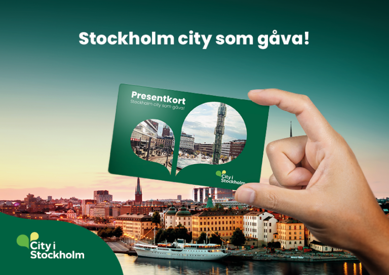 Stockholm city får ett eget presentkort