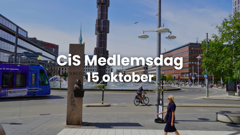 CiS Medlemsdag 15 oktober