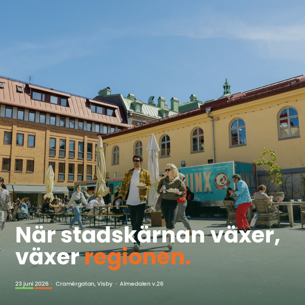 När stadskärnan växer växer regionen