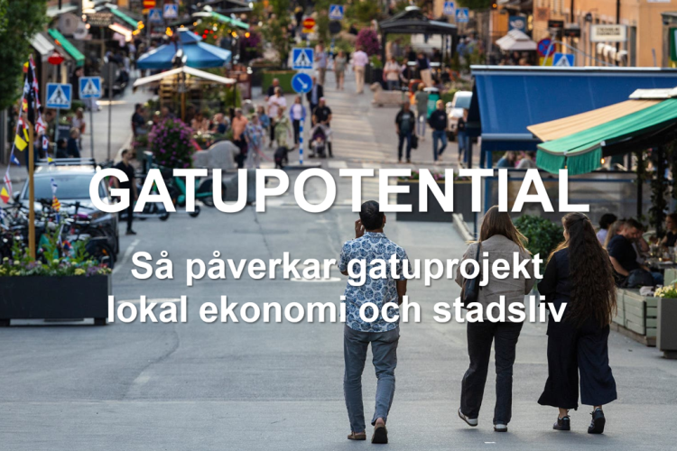 Rapportomslag till Gatupotential en innovationsstudie